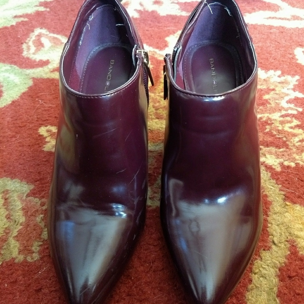 Maroon boots